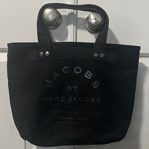 Marc Jacobs Black Canvas Tote